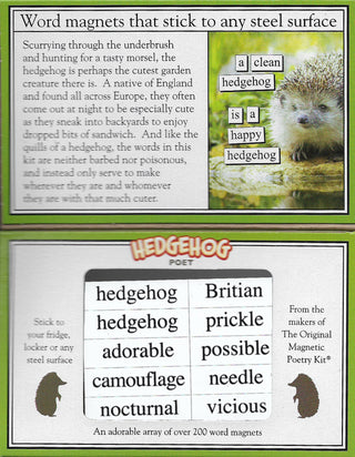 Hedgehog Poet